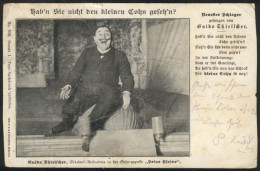 TOPIC JUDAICA: Guido Thioelfcher, German Actor, Interesting PC Used In Germany In 1902! - Non Classés