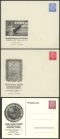 GERMANY: 3 Private Postal Stationeries (2 Envelopes + Card) With Impressions Of The OSTROPA Exposition Of 1935, Very Fin - Postkarten