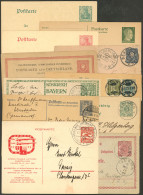 GERMANY: 11 Old Postal Stationeries, Some Used, Several Are Very Interesting And In General Of Fine To Very Fine Quality - Postcards