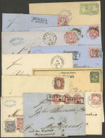 GERMANY: 11 Old Folded Covers, Entire Letters Or Covers, In General Of Fine To Very Fine Quality, Attractive Lot, Low St - Sammlungen