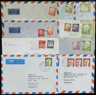 GERMANY: 10 Covers Sent To Colombia And Peru Between 1955 And 1975, Fine General Quality (one With Minor Defects), Low S - Other & Unclassified