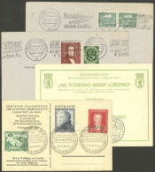 WEST GERMANY: 2 Covers Sent To Argentina + 2 Cards With Special Postmarks, Attractive Lot, Low Start! IMPORTANT: Please  - Covers & Documents