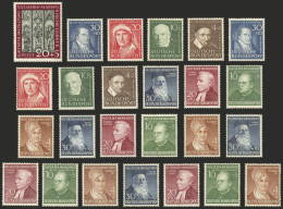WEST GERMANY: Small Lot Of Sets And Good Values Issued Between 1951 And 1952, MNH Or With Light Hinge Marks, Very Fine G - Collections