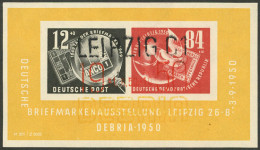 EAST GERMANY: Yvert 1, Leipzig Philatelic Exposition, With Postmark Applied At The Exposition (not Used), Very Fine Qual - Used Stamps