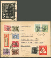 EAST GERMANY: Registered Cover Sent From Berlin To Argentina On 15/NO/1948 With Nice Multicolor Postage That Includes A  - Covers & Documents