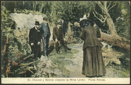 ANTARCTICA: CHARCOT: Dr. Charcot And Wife Visiting Mina Loreto In Punta Arenas (Chile), Old Postcard Of Very Fine Qualit - World