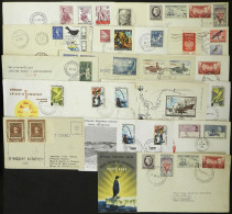 ANTARCTICA + ARCTIC: 19 Covers, Cards Etc. Used Between Circa 1957 And 1971, Cancels Of Varied Countries, Some Very Scar - Sonstige & Ohne Zuordnung