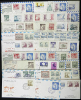 CHILEAN ANTARCTIC TERRITORY: 38 Covers Of The 1960s/70s, Apparently All Of Different Antarctic Bases And Dates, There Ar - Altri & Non Classificati