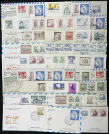 CHILEAN ANTARCTIC TERRITORY: 38 Covers Of The 1960s/70s, Apparently All Of Different Antarctic Bases And Dates, There Ar - Other & Unclassified