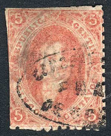 ARGENTINA: GJ.20, On PARCHMENT-LIKE PAPER, Used In Mendoza, Fine Quality, Rare! - Gebruikt