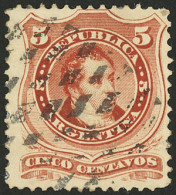 ARGENTINA: GJ.38, With Mute 6x5 Dotted Lozenge Cancel Of CÓRDOBA, VF And Extremely Rare! - Otros & Sin Clasificación