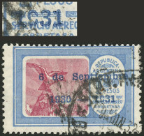 ARGENTINA: GJ.718, With Variety "1C31" In The Overprint, VF And Rare!" - Poste Aérienne