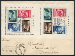 ARGENTINA: GJ.HB 5, Franking A Registered Cover Used In Buenos Aires On 12/MAY/1939, VF Quality, Rare! - Blocs-feuillets