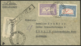 ARGENTINA: 12/NO/1932 Buenos Aires - Germany, Registered Airmail Cover Franked With 1.25P., Arrival Backstamp Of Berlin  - Luftpost
