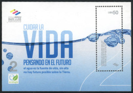 ARGENTINA: SAN LUIS: Year 2011, Revenue Stamp Of "school Savings For The Future", Value US$50, Topic Water, Environment, - Otros & Sin Clasificación