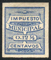 ARGENTINA: Municipality Of Buenos Aires: Impuesto Extraordinario Year 1892, Frontón Nacional, 12½c., VF Quality, Very Ra - Otros & Sin Clasificación