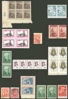 ARGENTINA: VARIETIES: Several Items With Shifted Perforations, Paper Folds, Shifted Colors, Etc., Very Fine General Qual - Collections, Lots & Series