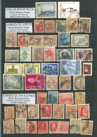 ARGENTINA: Stockbook Of 16 Pages With 1,600 Stamps, Pairs Or Larger Blocks With Cancels Of The Province Of Buenos Aires, - Collections, Lots & Séries