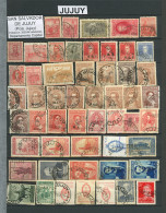 ARGENTINA: Stockbook Of 16 Pages With 1,448 Stamps, Pairs Or Larger Blocks With Cancels Of The Province Of Jujuy, Catama - Collezioni & Lotti