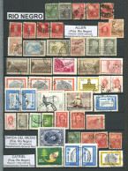 ARGENTINA: Stockbook Of 16 Pages With 1,500 Stamps, Pairs Or Larger Blocks With Cancels Of The Province Of Río Negro And - Collections, Lots & Series