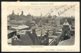 ARGENTINA: Buenos Aires: Panorama, Editor Wiess, Used In 1905, VF Quality, Rare! - Argentinien