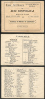 ARGENTINA: Circa 1920: Catalogue Of Sheet Music On Sale At Casa Beethoven In Buenos Aires, Interesting! - Sin Clasificación