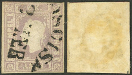 AUSTRIA: Sc.P6, 1858/9 1kr. Lilac, Used, Good Example - Other & Unclassified