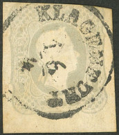 AUSTRIA: Yvert 8, 1861 (1.05k.) Gray, Used, Very Fine Quality! - Autres & Non Classés