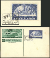 AUSTRIA: Special Card Of The Congress Of Aerophilately Franked By Sc.B110, With Special Postmark Of The Exposition Appli - Altri & Non Classificati