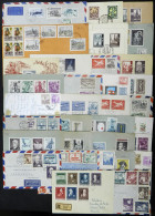 AUSTRIA: 35 Covers, Cards Etc. Of Years 1948 To 1970, Most Used With Nice Postages (including Some High Values), Some Wi - Other & Unclassified