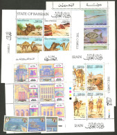 BAHRAIN: Lot Of Modern Scouvenir Sheets + Stamps, Very Thematic, MNH And Of Excellent Quality! - Bahreïn (1965-...)