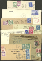BELGIUM: MAIL WITH POSTAGE DUES: 7 Covers Sent To Belgium, All With Postage Due Stamps And/or Marks, Interesting Lot For - Sonstige & Ohne Zuordnung