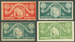 BOLIVIA: 4 Old Official Seals, Excellent Quality! - Bolivien