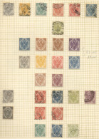 BOSNIA HERZEGOVINA: Yvert 1A And Following, 118 Examples On 4 Album Pages Developing The Sets Of 1894/8, 1900/1 And 1901 - Bosnia And Herzegovina