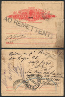 BRAZIL: RHM.CB-95, Lettercard Sent From Bahia To Rio On 21/AU/1931 And Returned To Sender, Very Nice, Catalog Value 250R - Sonstige & Ohne Zuordnung