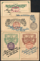 BRAZIL: Lot Of Cards Used In 1937, VF Quality, Interesting, Low Start! - Autres & Non Classés