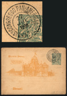 BRAZIL: RHM.BP-66, Postal Card With Postmark Of The PAN-AMERICANO CONGRESS 27/JUL/1906, Interesting! - Other & Unclassified