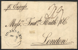 BRAZIL: Entire Letter Sent From RIO DE JANEIRO To London On 2/JUN/1847, VF Quality! - Autres & Non Classés