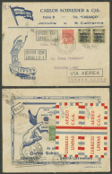 BRAZIL: COMPETITION Between SYNDICATO CONDOR And C.G.A.: Airmail Cover Sent From Florianopolis To B.Aires On 10/AU/1929  - Autres & Non Classés