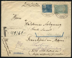 BRAZIL: Registered Cover Posted From COPACABANA (Rio) To Germany On 19/SE/1930 Franked With 1,100Rs., VF! - Other & Unclassified