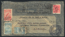 BRAZIL: 30/AU/1931 Pará - Manaos: PANAIR First Flight, Nice Cover Of Fine Quality! - Otros & Sin Clasificación