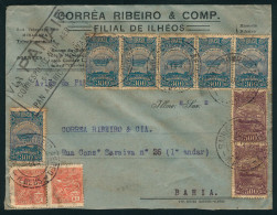 BRAZIL: Cover With Nice Postage Flown Via PANAIR From Ilheus To Bahia On 3/SE/1931, VF Quality! - Other & Unclassified
