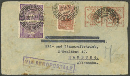 BRAZIL: 11/JUN/1932 Rio - Germany, Airmail Cover With Mixed Postage: Meter Stamp (700r) + Postage Stamps (7000r), Sent B - Altri & Non Classificati