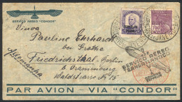 BRAZIL: Cover Flown Via ZEPPELIN From Rio To Germany On 13/OC/1932, VF Quality! - Otros & Sin Clasificación