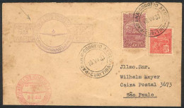 BRAZIL: 18/JUL/1933 Aerolloyd Iguassú S.A. Flirst Flight Curitiba - Sao Paulo, VF! - Altri & Non Classificati