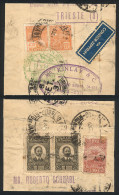 BRAZIL: Wrapper Sent From Rio De Janeiro To Trieste By ZEPPELIN On 6/SE/1933 With Attractive Postage Of 21,200Rs., And A - Otros & Sin Clasificación