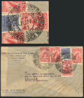 BRAZIL: Airmail Cover Sent From Rio De Janeiro To Recife On 24/JUN/1941, With Advertising Postmark: "COMPREM AÇOES DA SI - Otros & Sin Clasificación