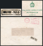 BRAZIL: INTERESTING DUE MARK: Cover (with Original Content) Sent From Petropolis To Uba (Minas Gerais) On 25/NO/1991 Wit - Other & Unclassified