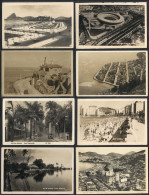 BRAZIL: RIO DE JANEIRO: 34 PCs With Good Views Of The City, Fine General Quality, Low Start! - Sonstige & Ohne Zuordnung