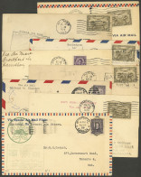 CANADA: FIRST FLIGHTS: 8 Covers Flown Between 1928 And 1931, Very Fine General Quality! IMPORTANT: Please View All The P - Sonstige & Ohne Zuordnung